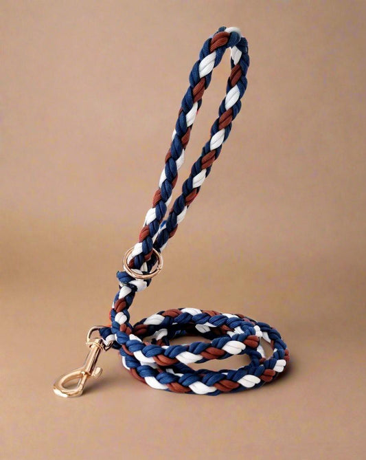 Luxury rope dog leash