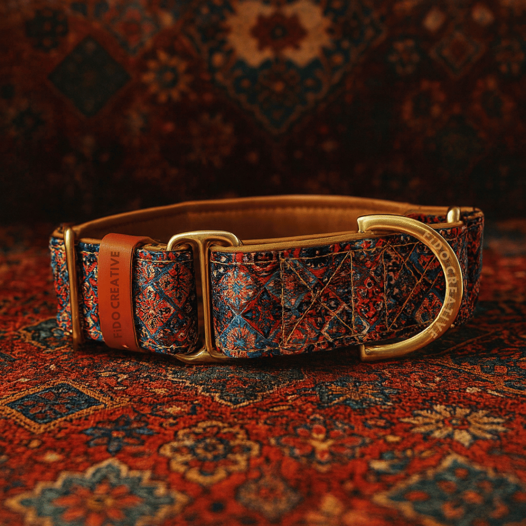 Persian Mosaic Padded Martingale Collar – Padded Dog Collar