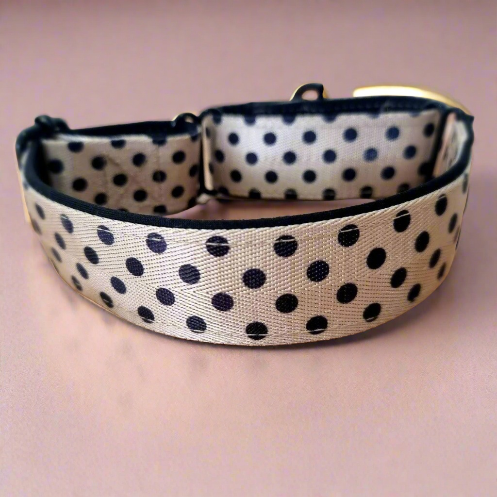 Dotty greyhound collar