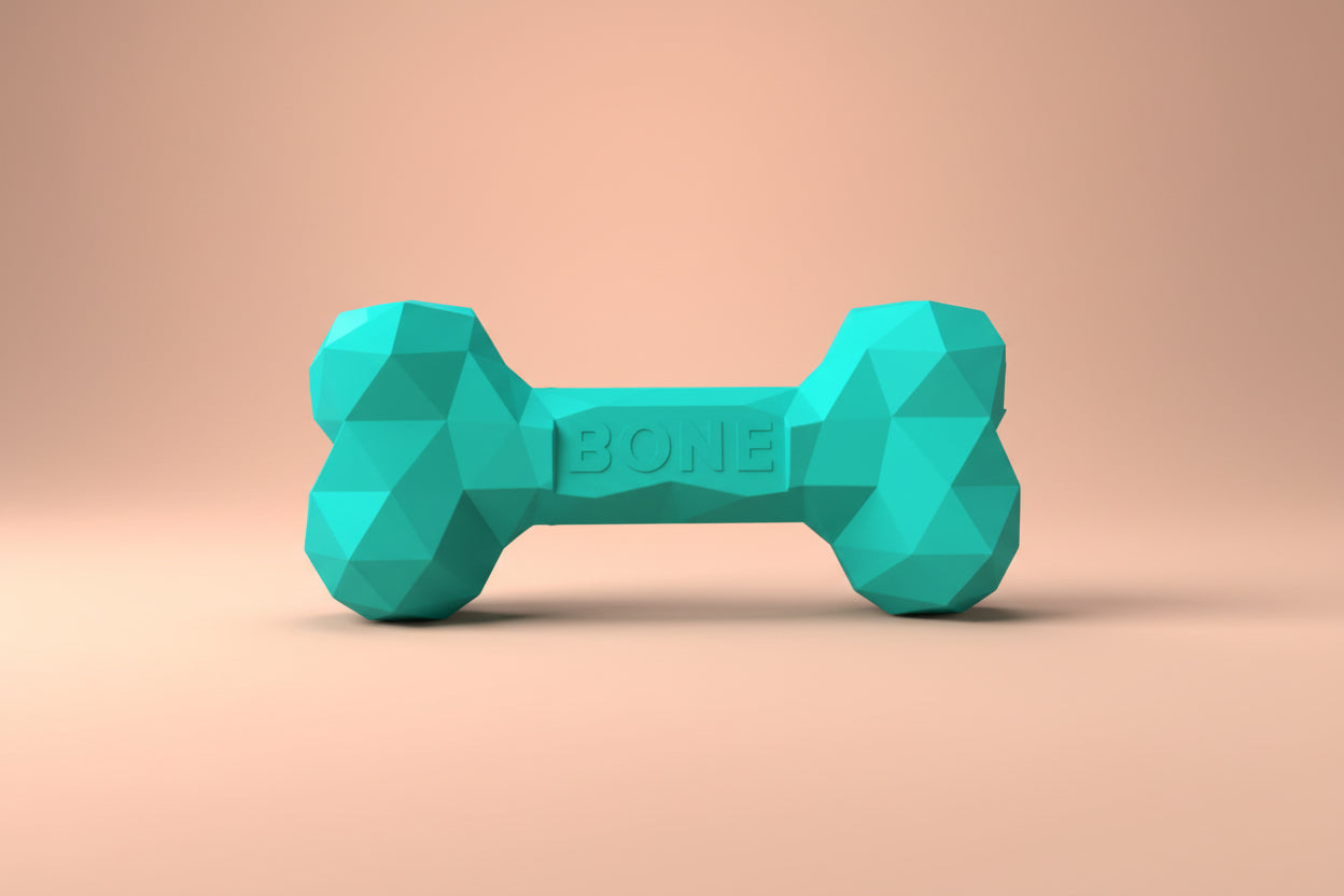 Rubber Dog Bone Toy – Durable Chew & Play Toy