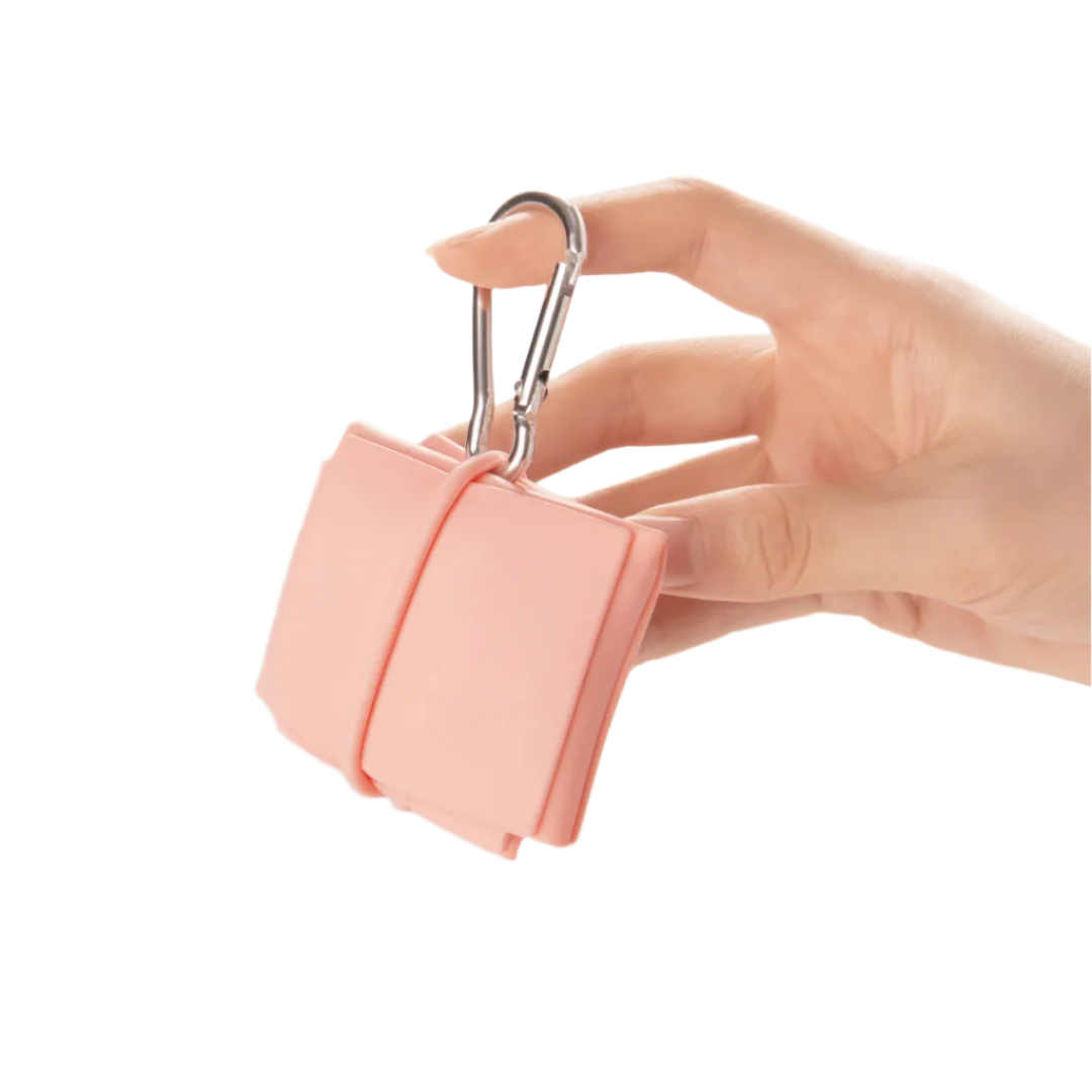 Foldable Dog Bowl | Portable Travel Pet Feeder with Carabiner