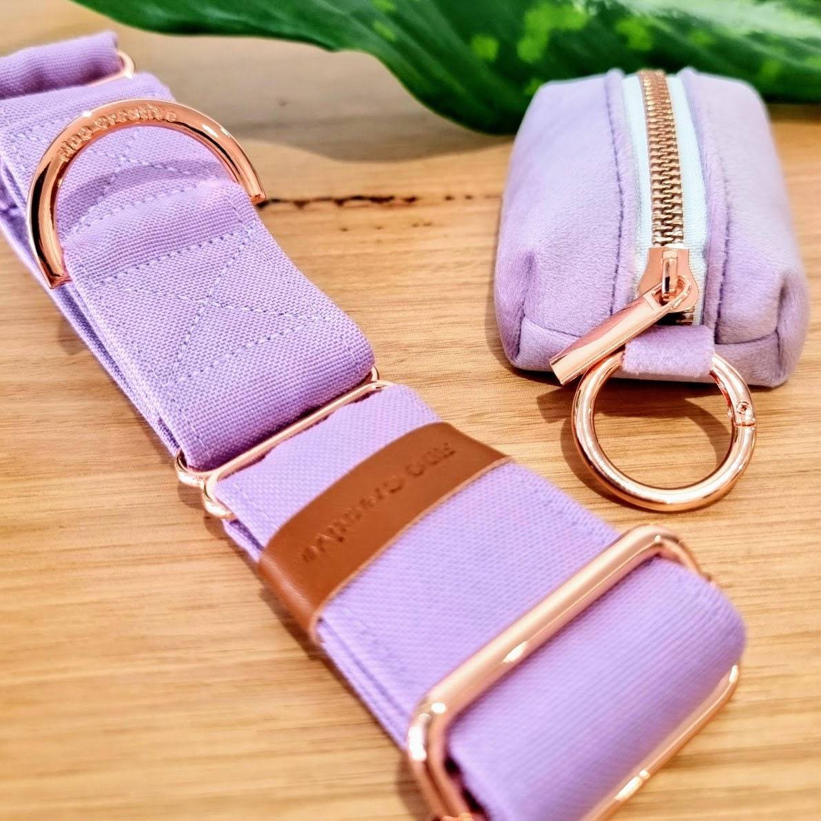 Lilac purple dog accessories