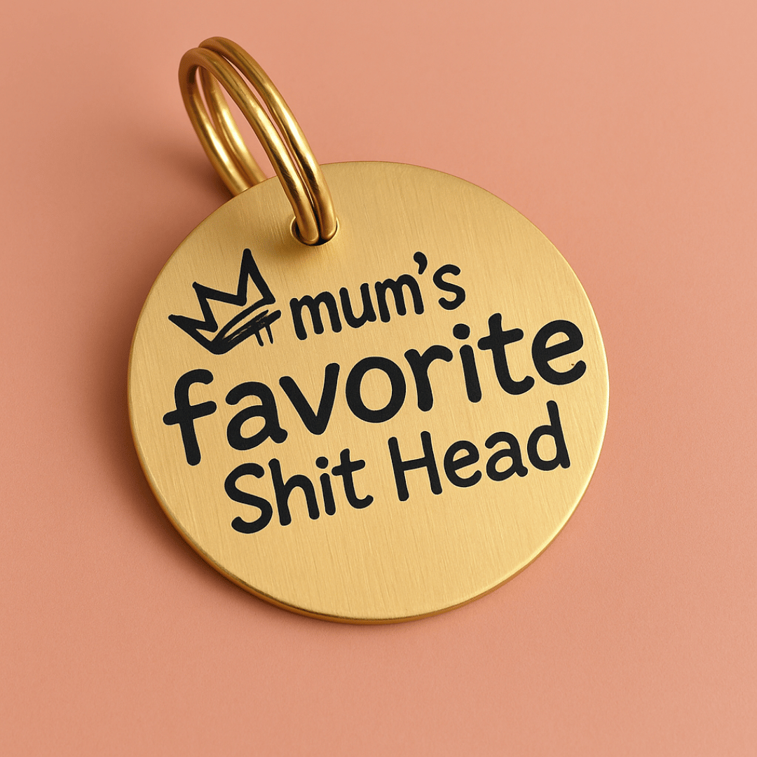 Mum's dog ID tag gift