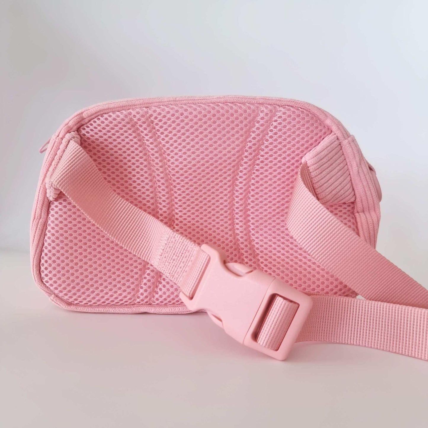 Pink over shoulder dog bag