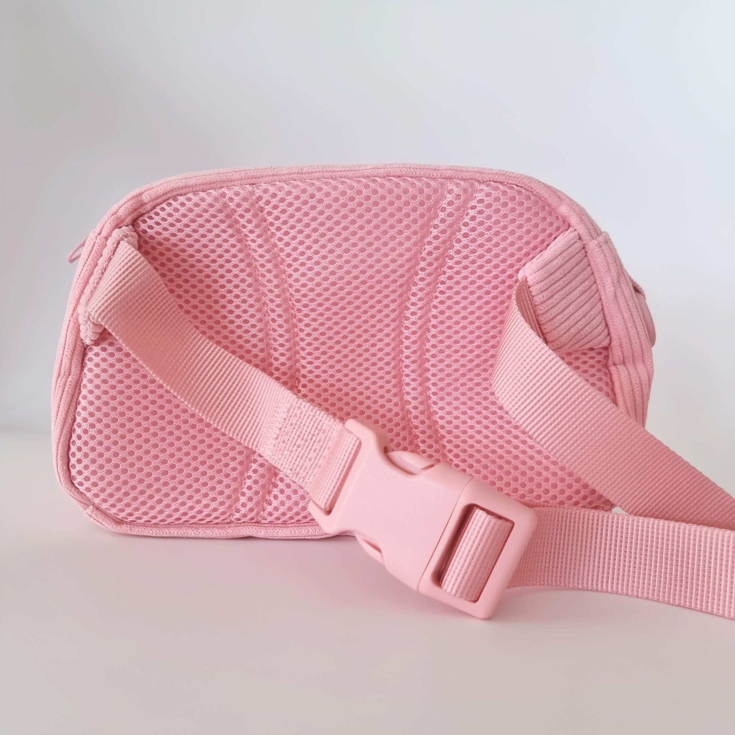 Pink over shoulder dog bag
