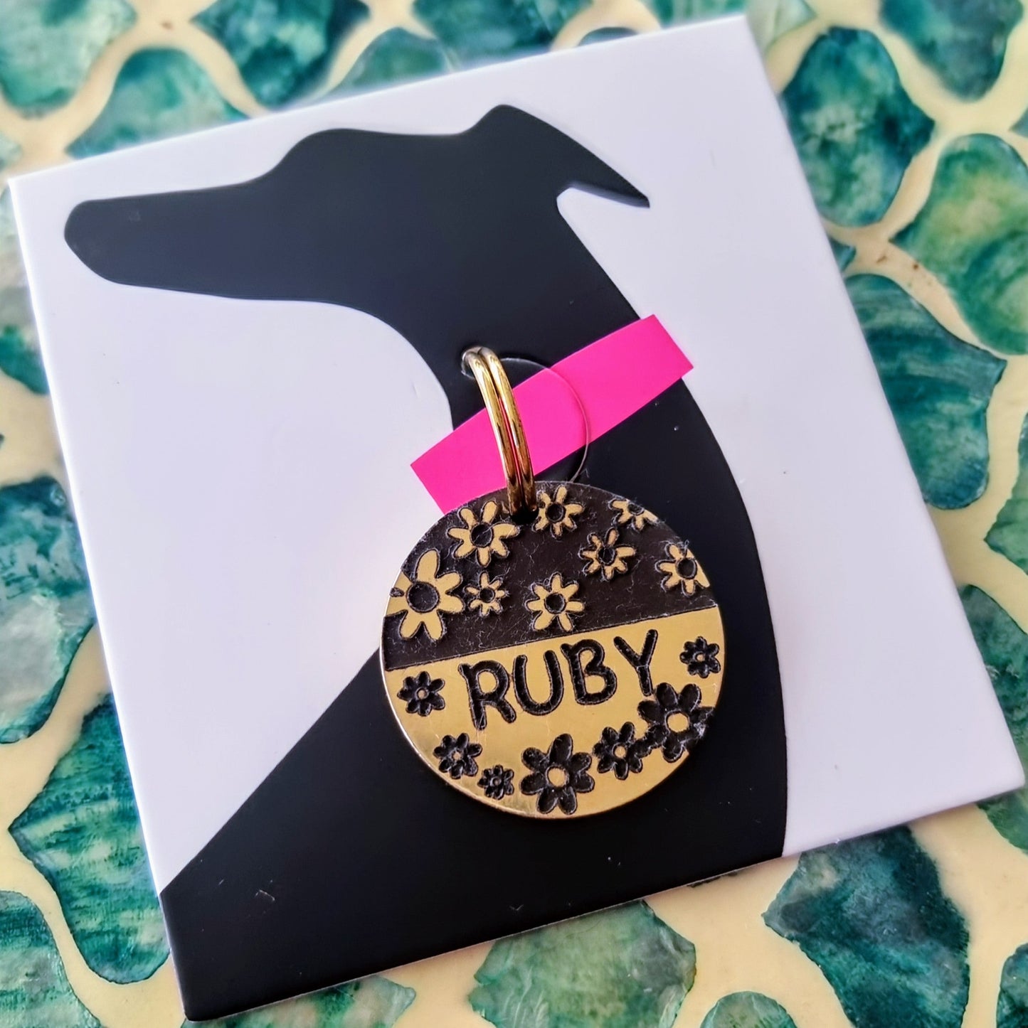 Daisy Pet ID Tag - Dog name tag
