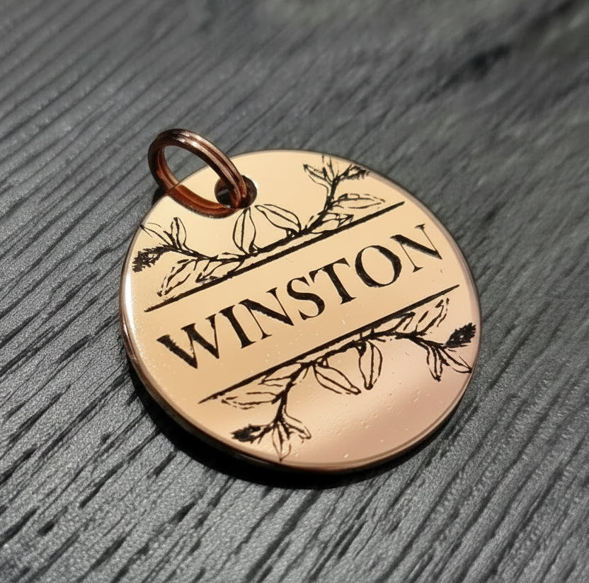 Dog name ID tag - Ginger