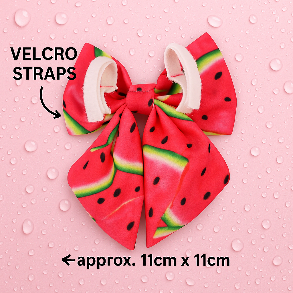 Watermelon Sailor Dog Bow Tie – Bright, Fun & Handmade for your Hound