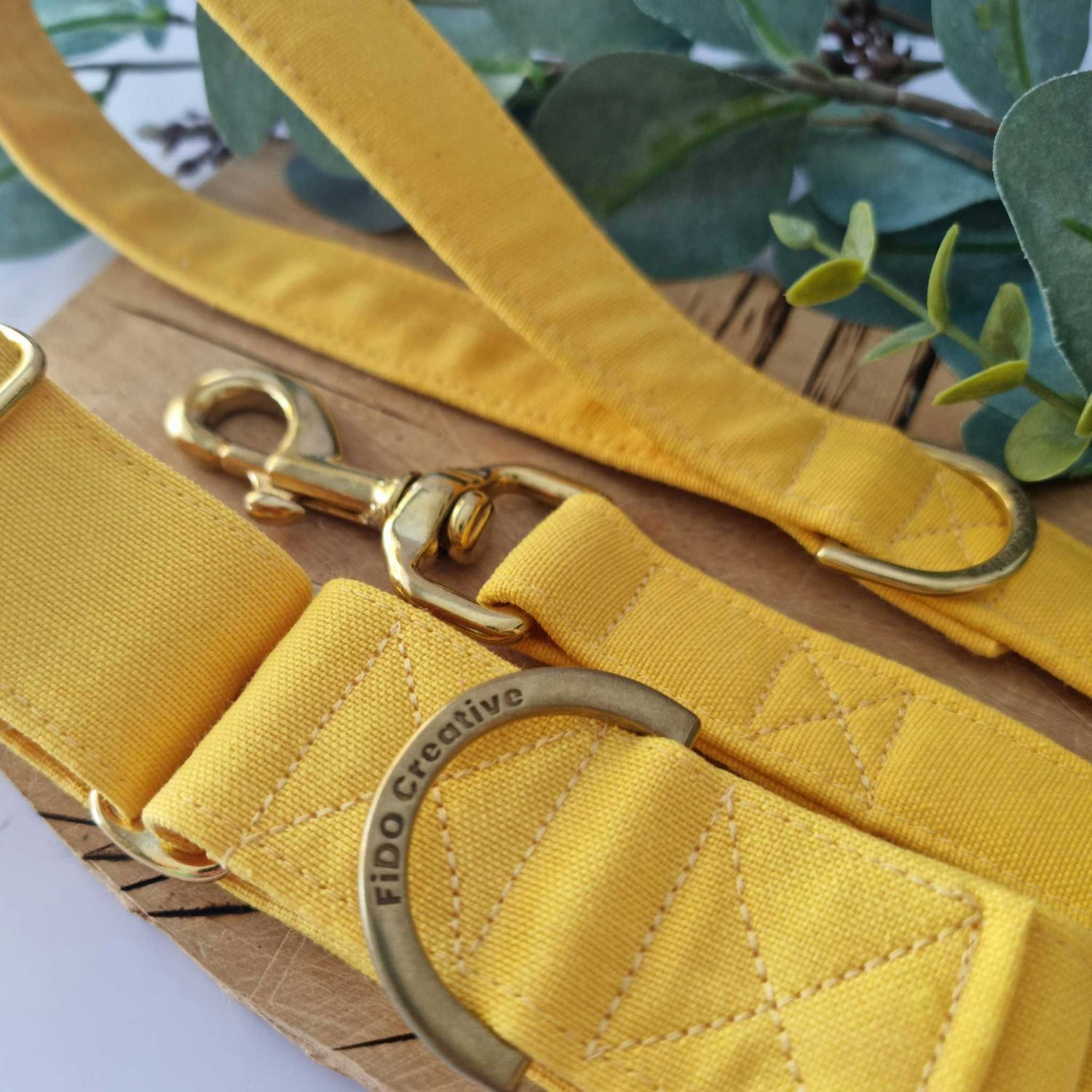 yellow martingale collar