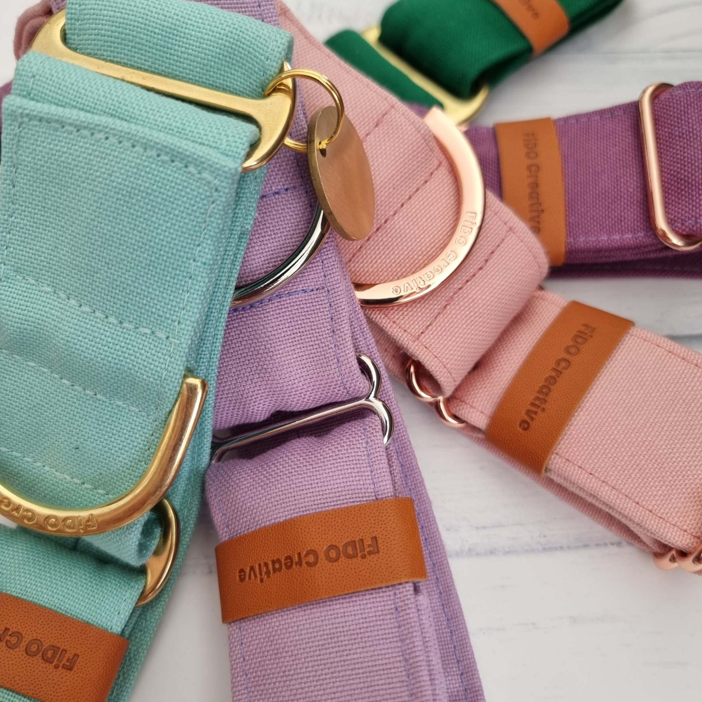 pastel martingale collars